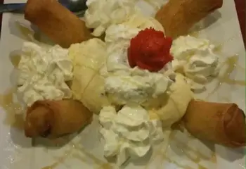 Lemongrass Banana Spring Rolls